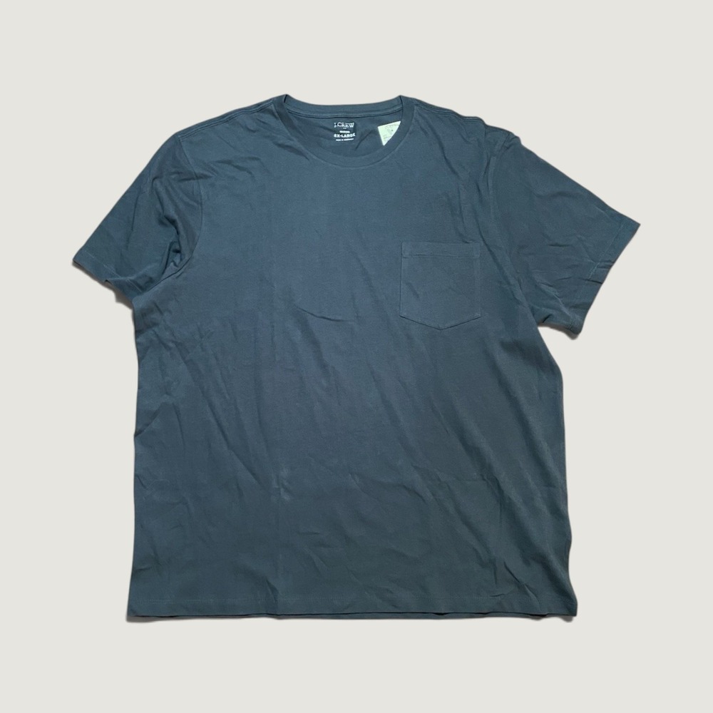 J Crew factory NWT Men's T-shirt Tee Vintage Navy Blue 2xl